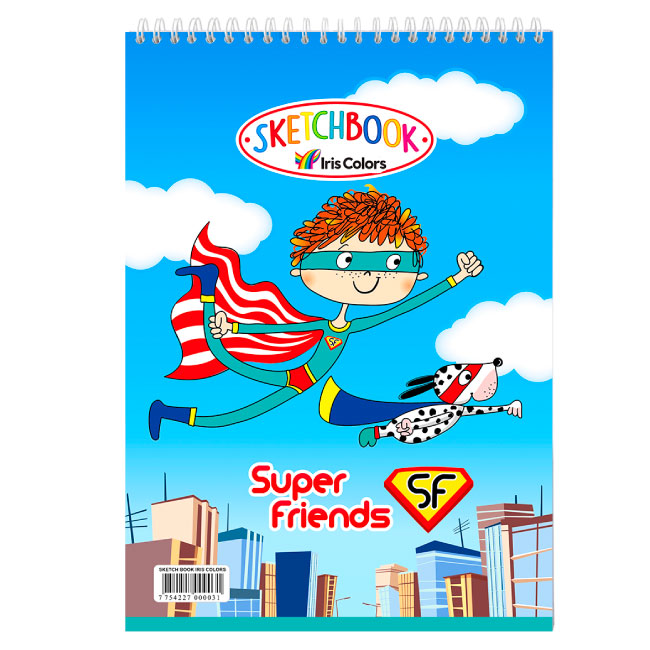 Sketchbook Super friends Iris Colors